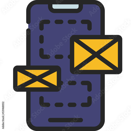 Build Mobile Wireframe Icon