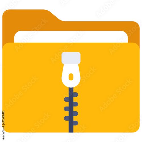 Zip Folder Icon