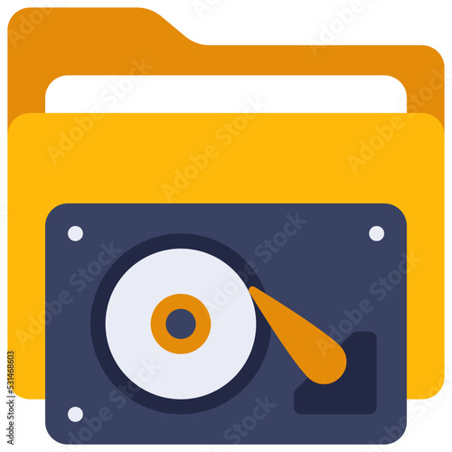 Hard Drive Folder Icon