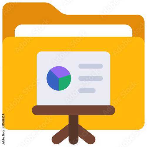 Presentation Folder Icon Free Download Presentation Folder Icon - GFXLoad