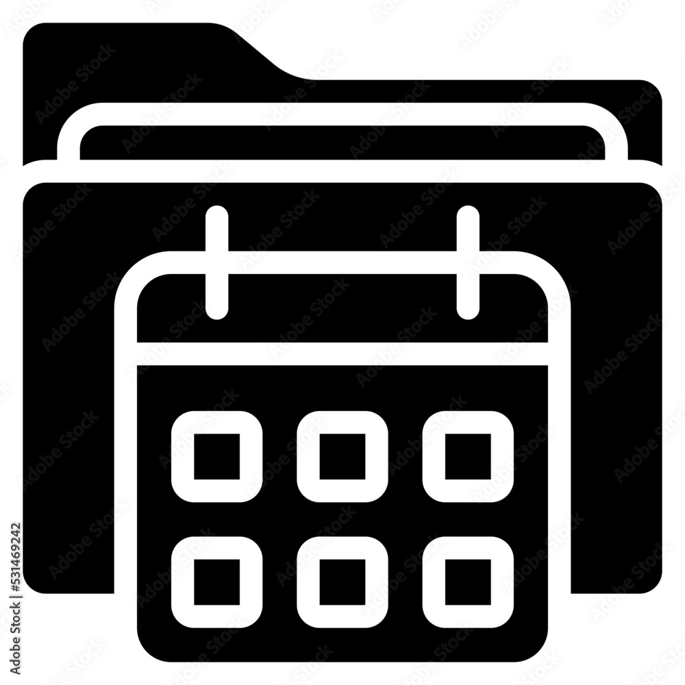 Schedule Folder Icon Schedule Folder Icon