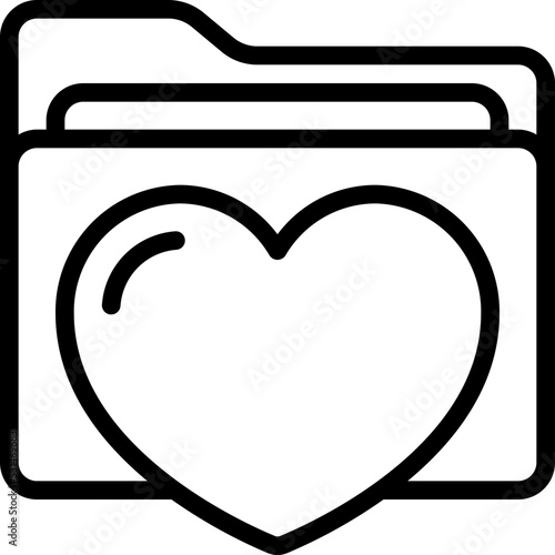 Heart Like Folder Icon