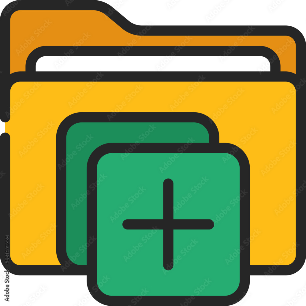Obraz premium Duplicate Folder Icon