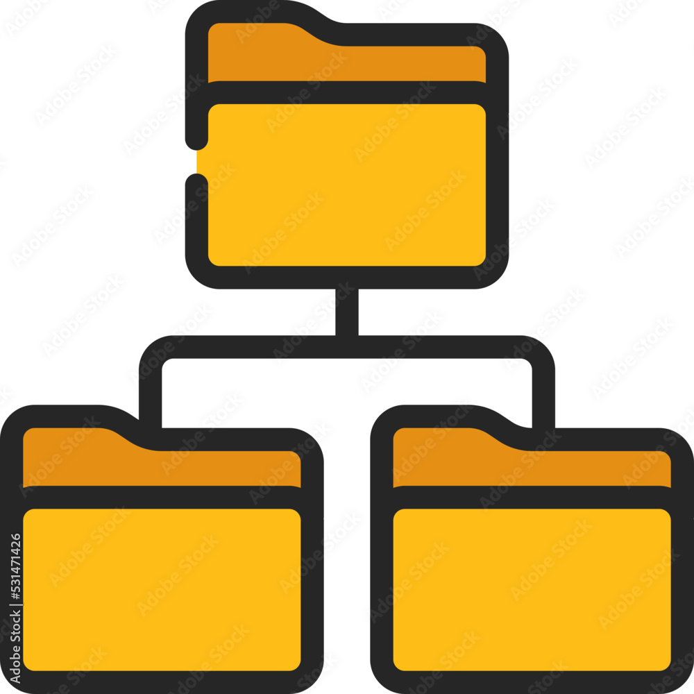 Folder Network Icon Folder Network Icon