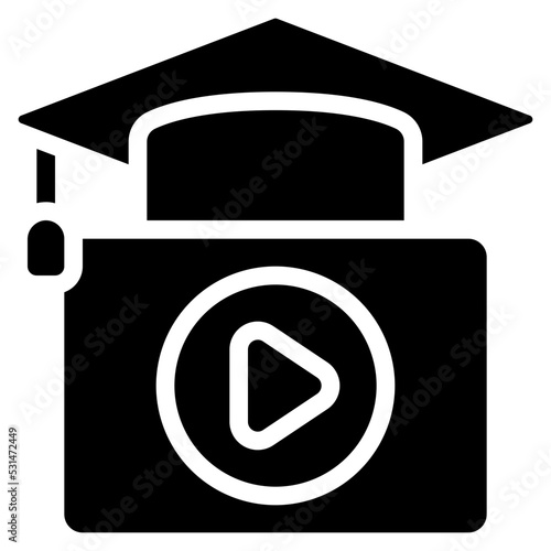 Educational Video Course Icon