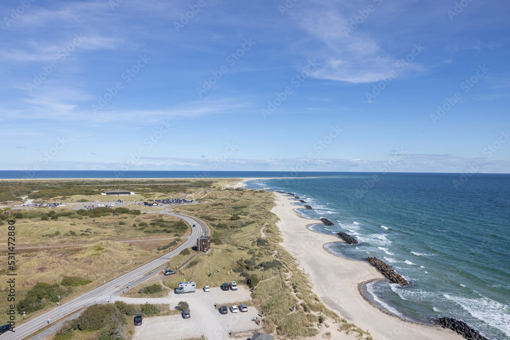 Skagen beach in summer,Denmark's northernmost point,Scandinavia,Europe Skagen beach in summer,Denmark's northernmost point,Scandinavia,Europe