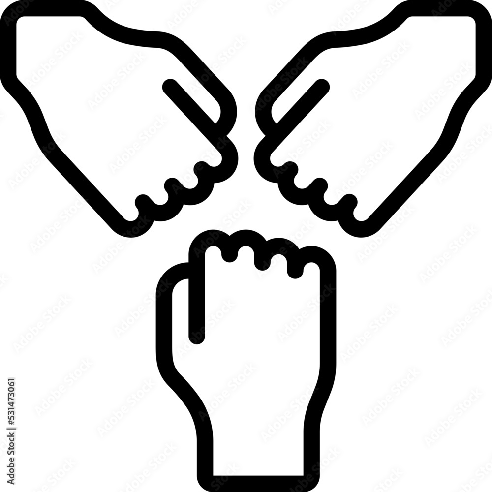 Obraz premium Teamwork Icon