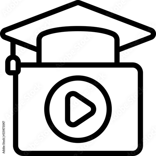 Educational Video Course Icon
