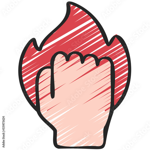 Motivated Hand Icon