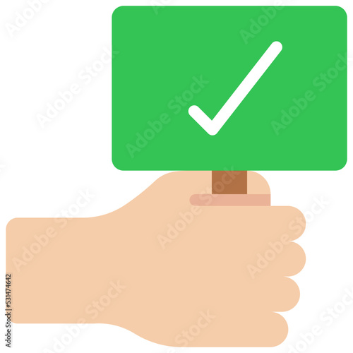 Approved Protest Icon