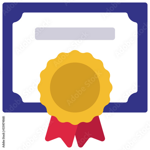 Certificate Award Icon