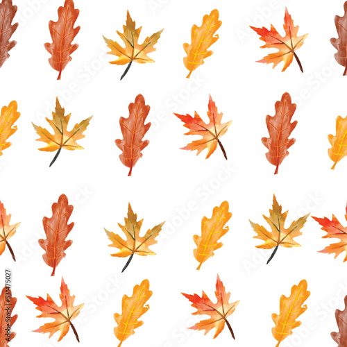 autumn leaves background seamless 