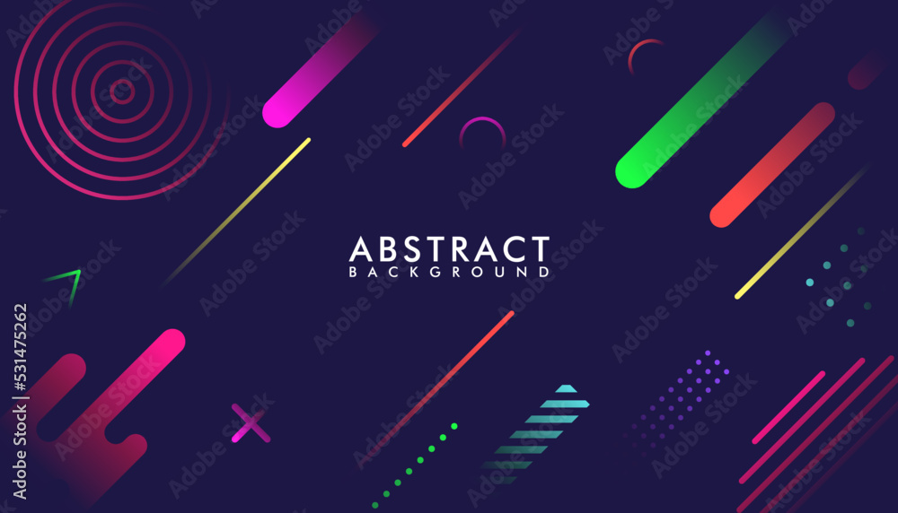 Abstract geometric gradient background with colorful Abstract geometric gradient background with colorful