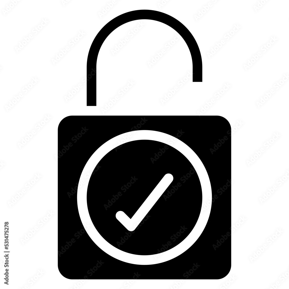 Successful Unlock Icon Successful Unlock Icon