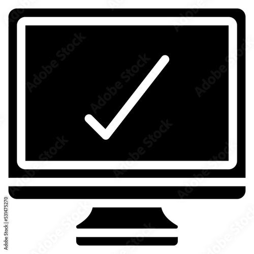 Approved Computer Icon