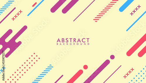 Abstract geometric background with colorful