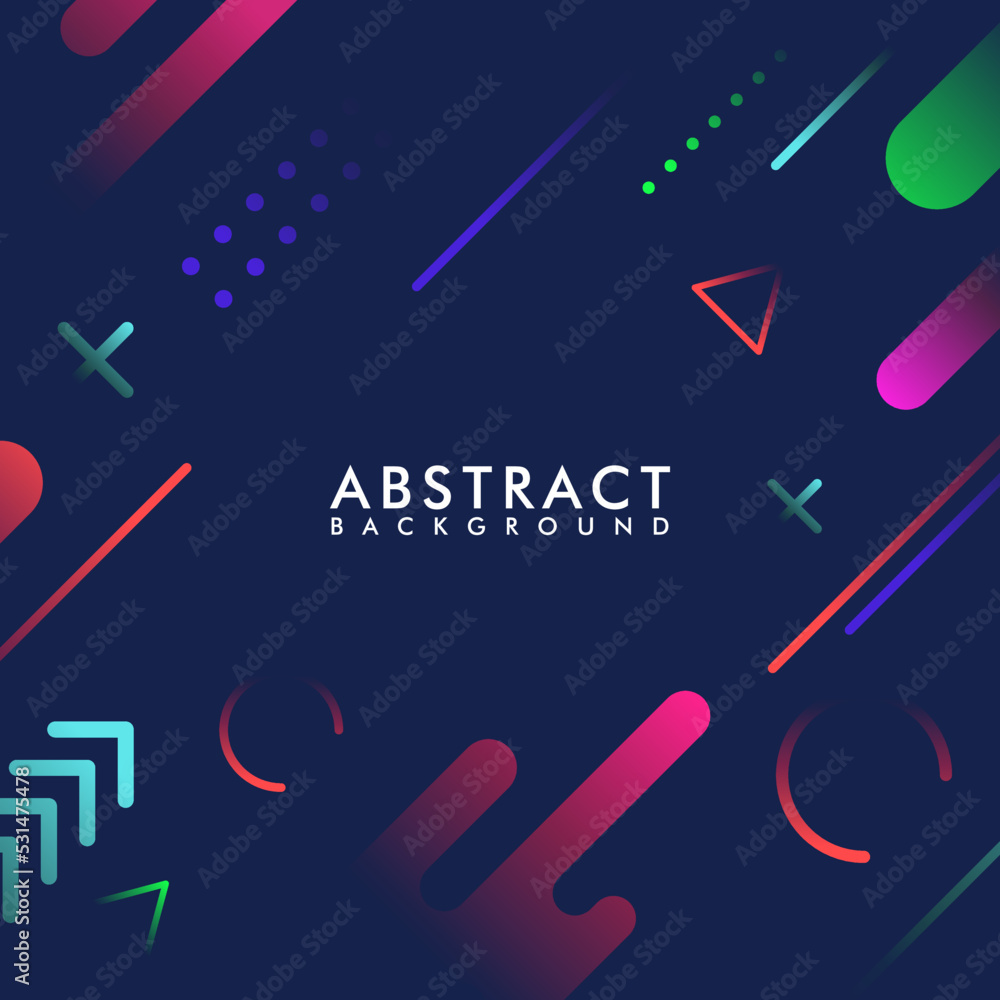 Abstract geometric gradient background with colorful Abstract geometric gradient background with colorful