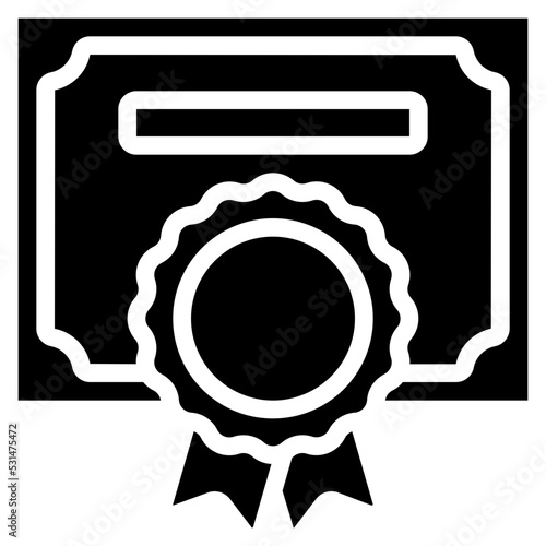 Certificate Award Icon