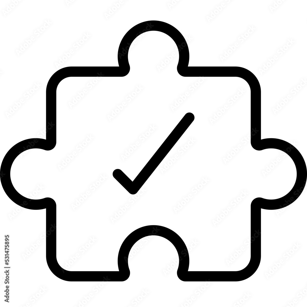 Completed Puzzle Icon Completed Puzzle Icon
