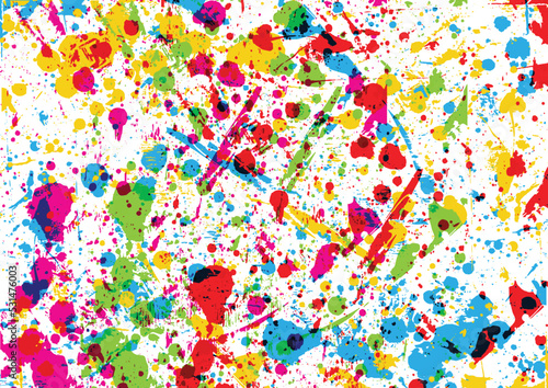abstract vector paint color and splashes style. pattern splatter design background. illustration vector design.