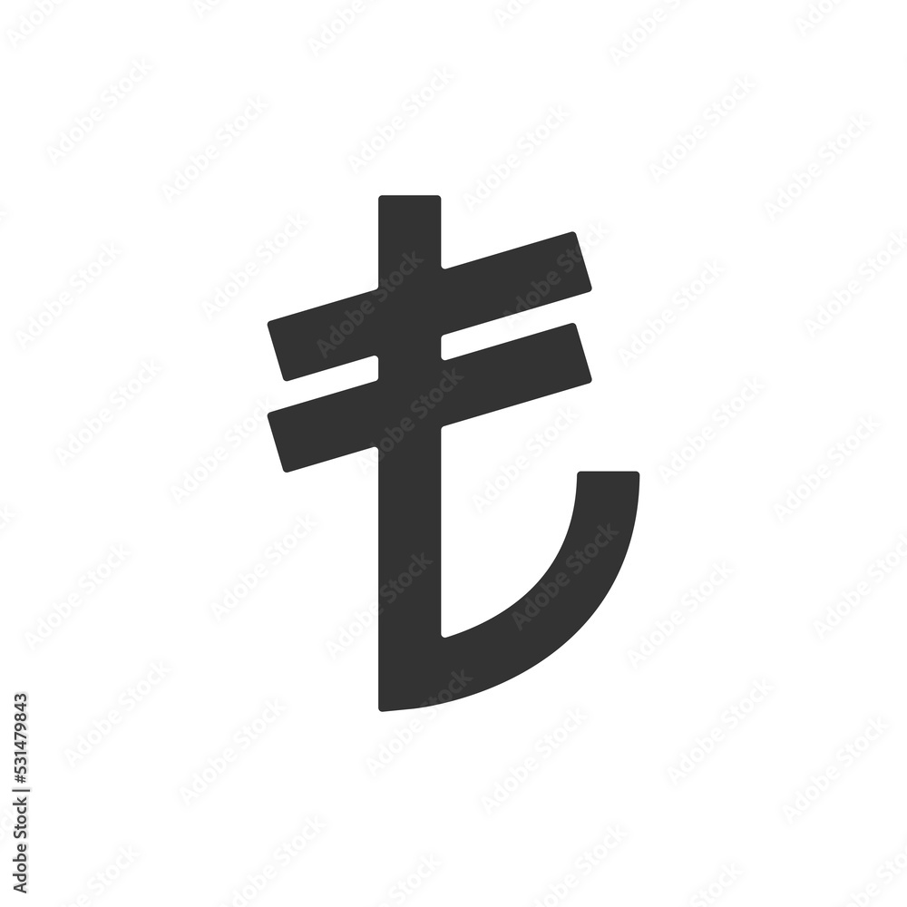 Turkish lira currency or lira symbol flat icon for apps and websites. Vector illustration icon isolated on white background. Turkish lira currency or lira symbol flat icon for apps and websites. Vector illustration icon isolated on white background.