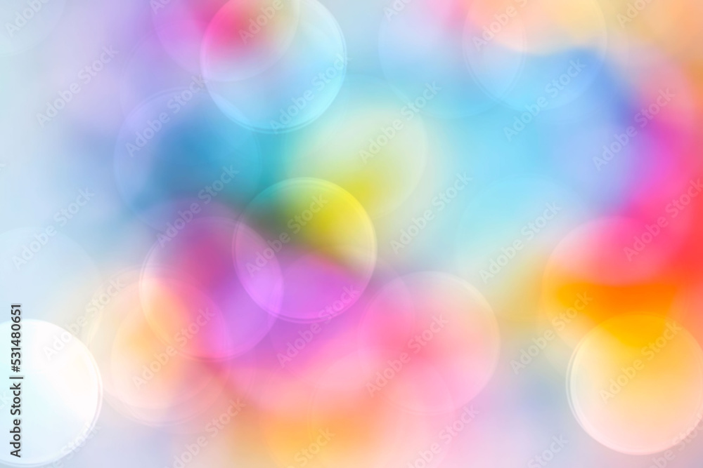 Abstract background colorful blur