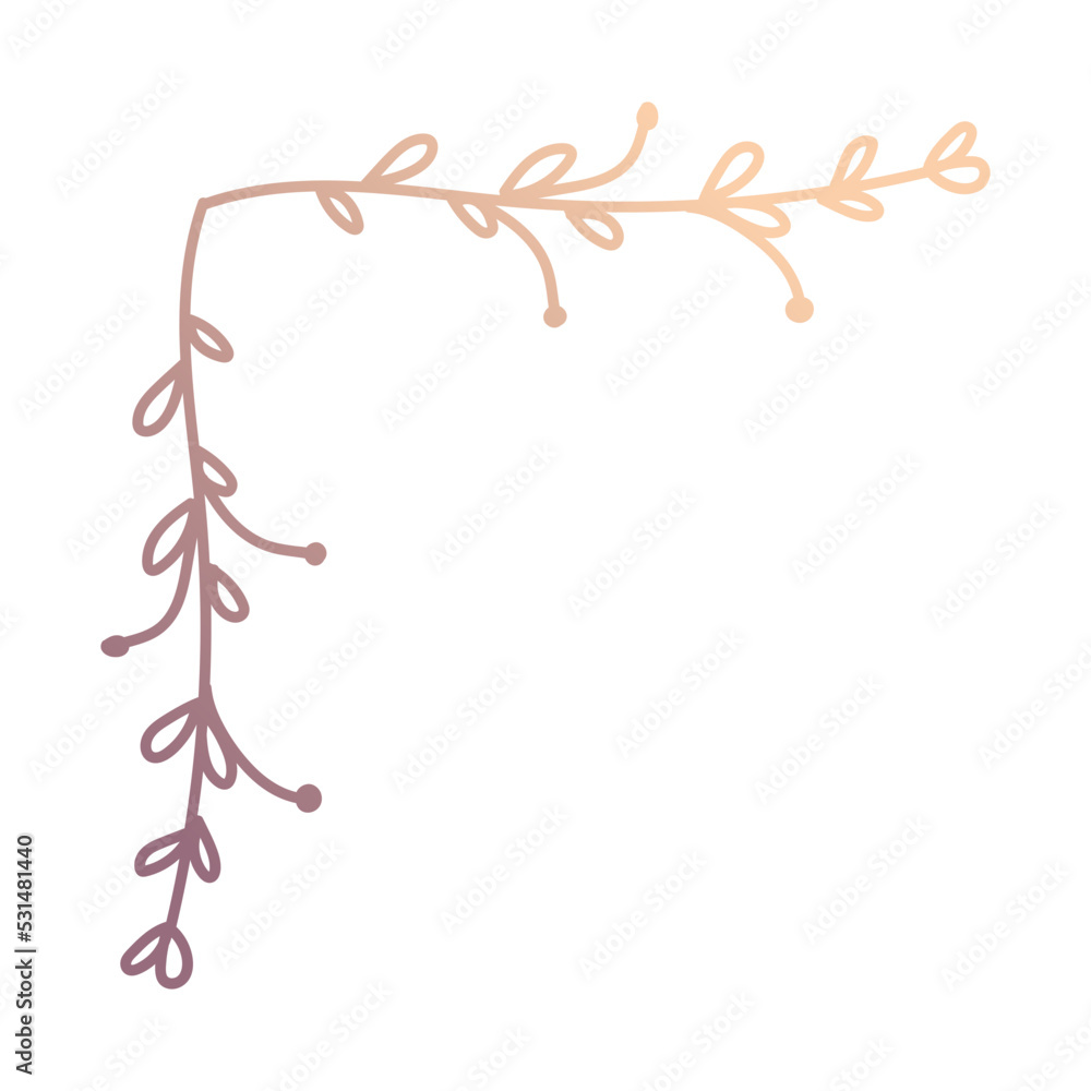 botanical foliage plant corner border botanical foliage plant corner border
