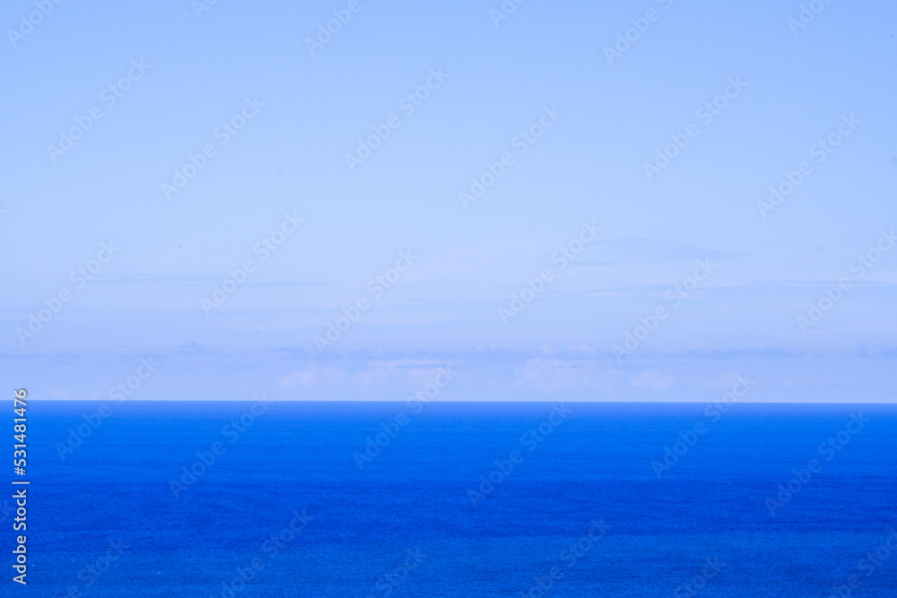 blue sky and sea