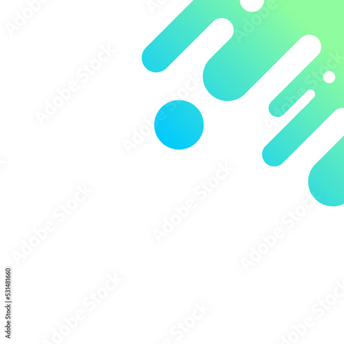 abstract geometric corner border