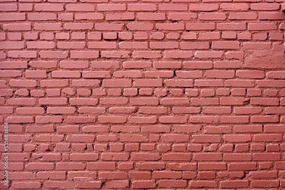 Old brick wall. Brickwork from an old brick in a rustic style. The structure and pattern of the destroyed stone wall. Copy space Old brick wall. Brickwork from an old brick in a rustic style. The structure and pattern of the destroyed stone wall. Copy space