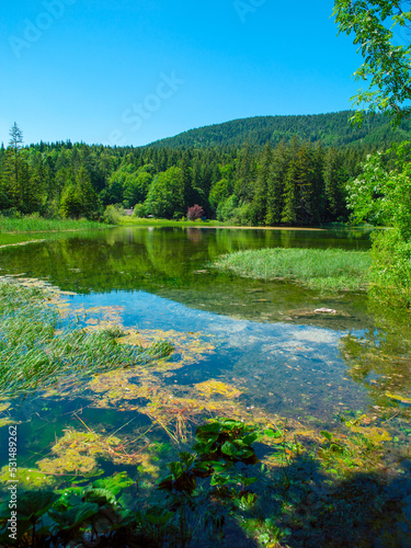 Lake Taferlklaussee in the austrian Alps
