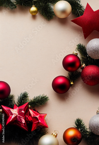 Christmas or New Year concept with space for your text