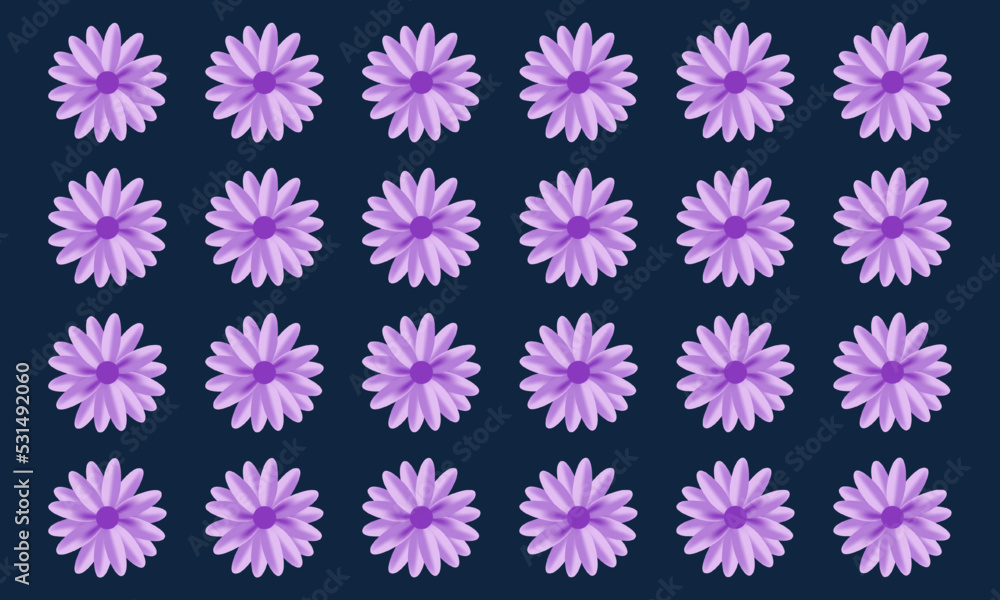 Blooming purple flower on dark background. vector illustration. eps 10. Blooming purple flower on dark background. vector illustration. eps 10.