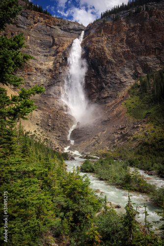 takakkaw falls in Canada