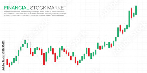 Bullish Candlestick chart trading, financial stock markets, New High, Uptrend, Minimal concept trading cryptocurrency, investment trading, exchange, simple, isometric, financial, index, forex.