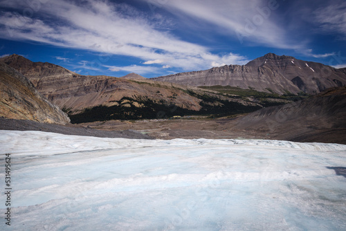 glacier of ice in Canada