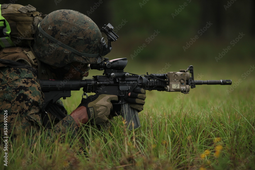 US Marines Training.