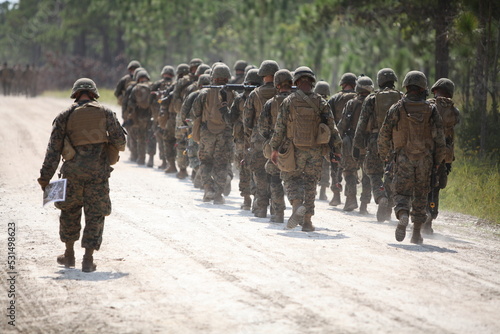 US Marines Training.