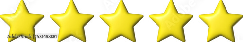 Rating stars. Five stars customer product rating review. Ranking symbol. Vector illustration. EPS 10