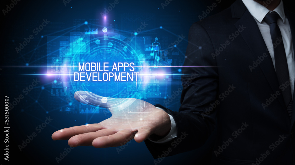 Man hand holding digital technology concept Man hand holding digital technology concept