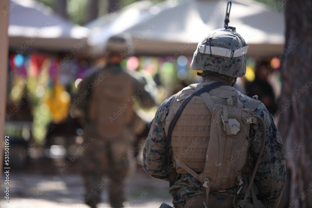 US Marines training US Marines training