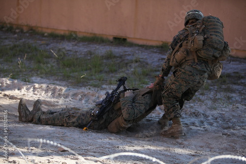 US Marines training