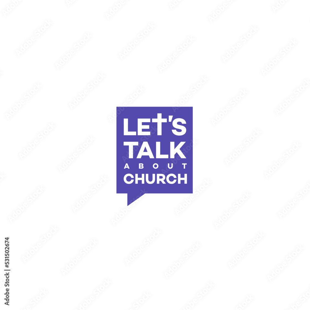 Obraz premium Talk about church