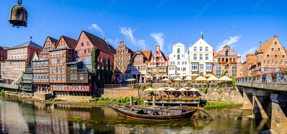 famous old town of Lueneburg - germany