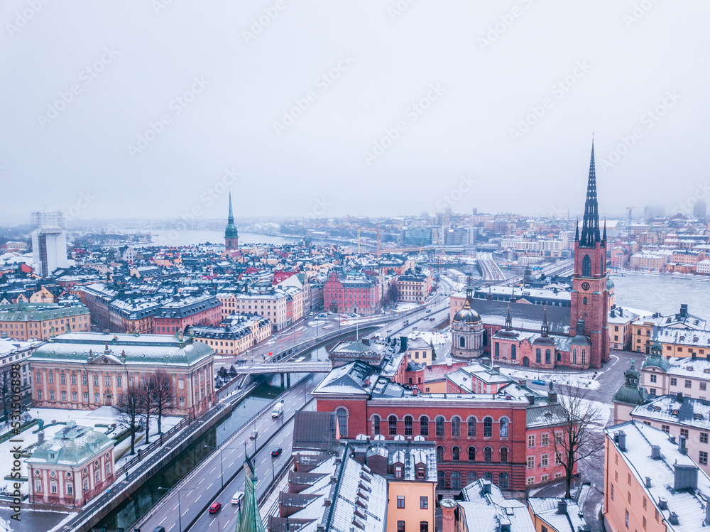 Obraz premium Sweden Winter- Stockholm