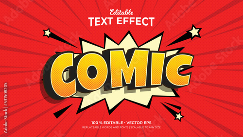 Comic Style Editable Text Effects