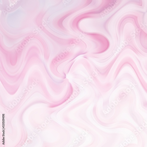 Abstract white and pink smooth liquid wave sweet candy texture background. 
