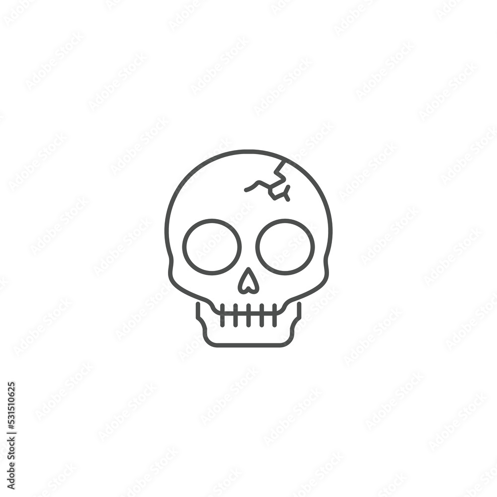 skull heads icon
