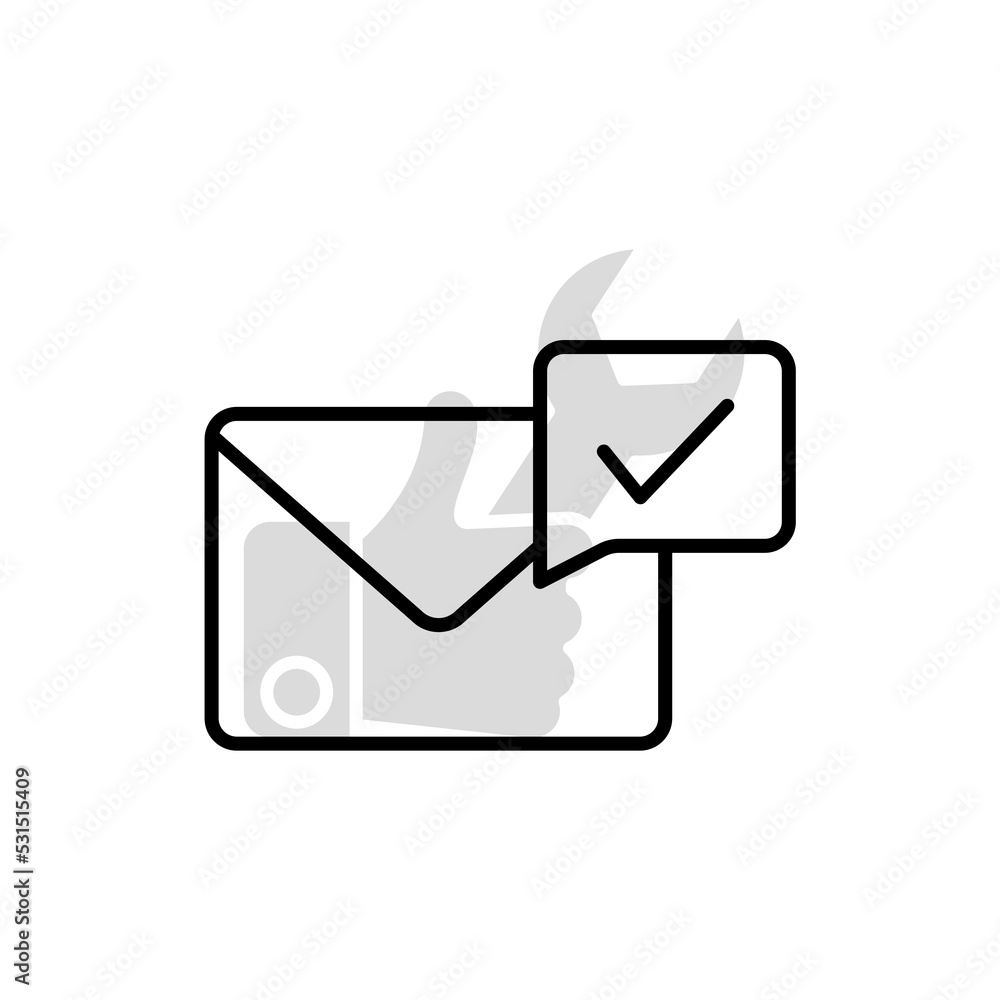 Inbox, receive mail concept line icon. Simple element illustration. Inbox, receive mail concept outline symbol design. Inbox, receive mail concept line icon. Simple element illustration. Inbox, receive mail concept outline symbol design.