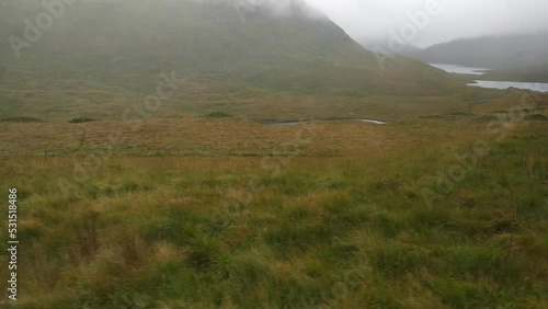 UK, Isles of Mull and Iona - September 8, 2019: casual photos of live style and architecture on the islands at the cloudy weather
